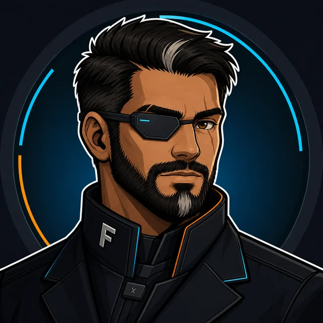 O Comandante, arte de perfil da PRESSXF